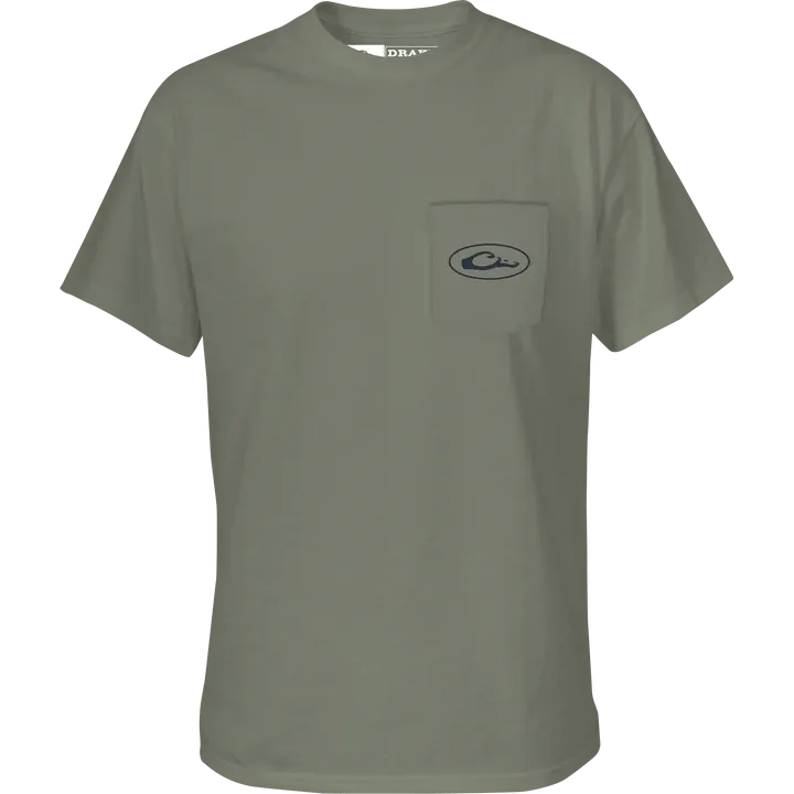 Drake Mallard Circle T-Shirt Short Sleeve
