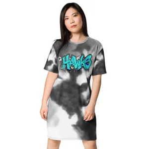 Dress ~ Jr Hawks Graffiti Tie-Dye T-shirt
