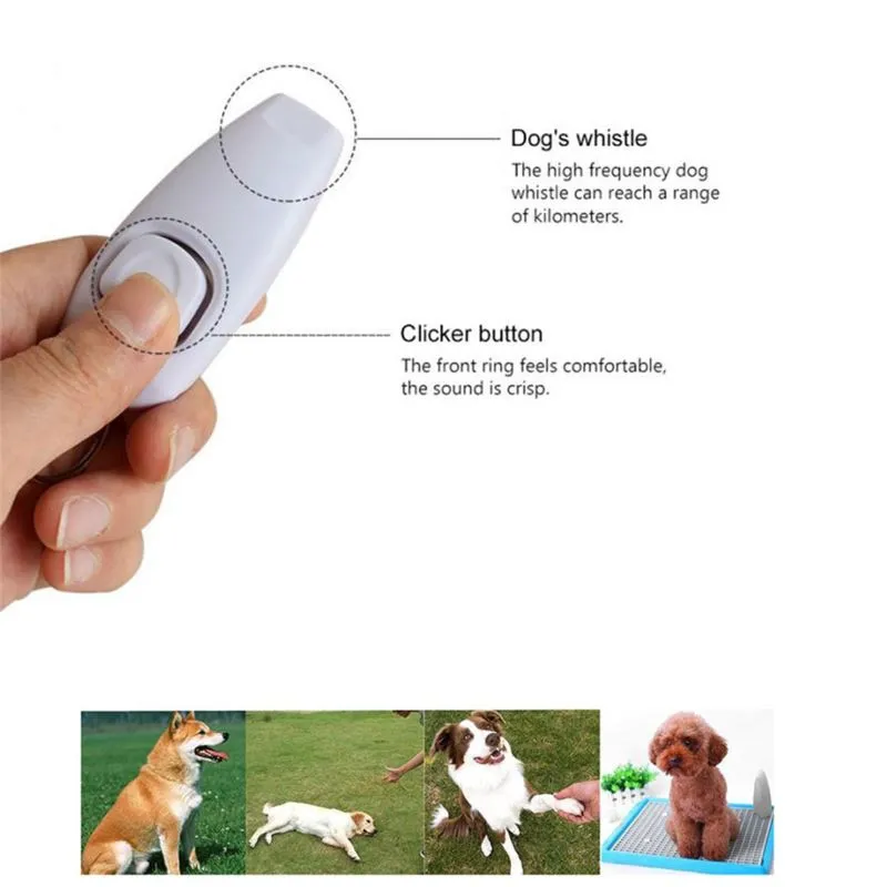 Easy Dog Training Clicker And Whistle.