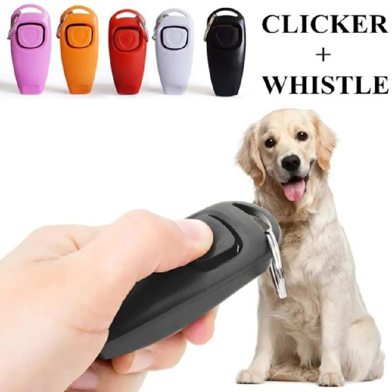 Easy Dog Training Clicker And Whistle.