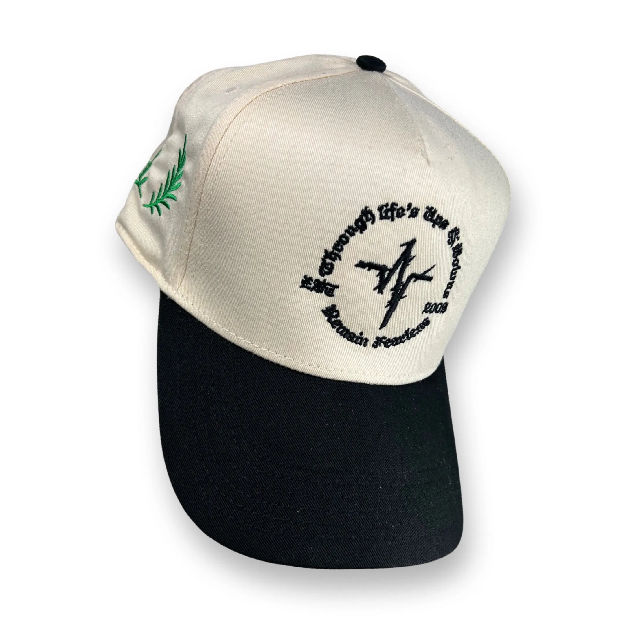 EE Logo Hat (Cream and Black)