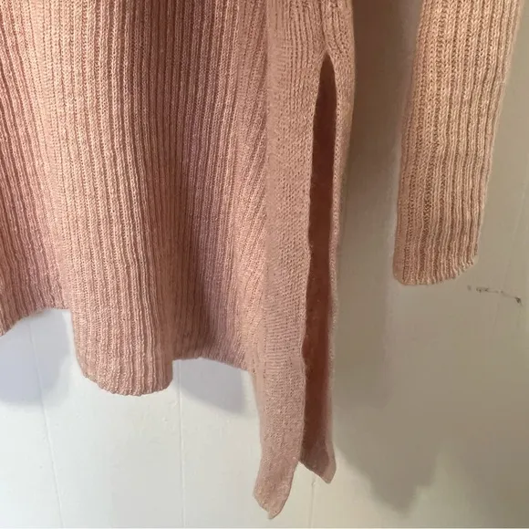 Eileen Fisher 100% Organic Linen Lightweight Ribbed Contemporary Sweater Size L