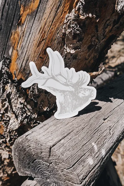 Elk Bugling Sticker