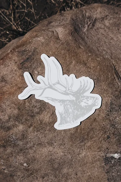 Elk Bugling Sticker