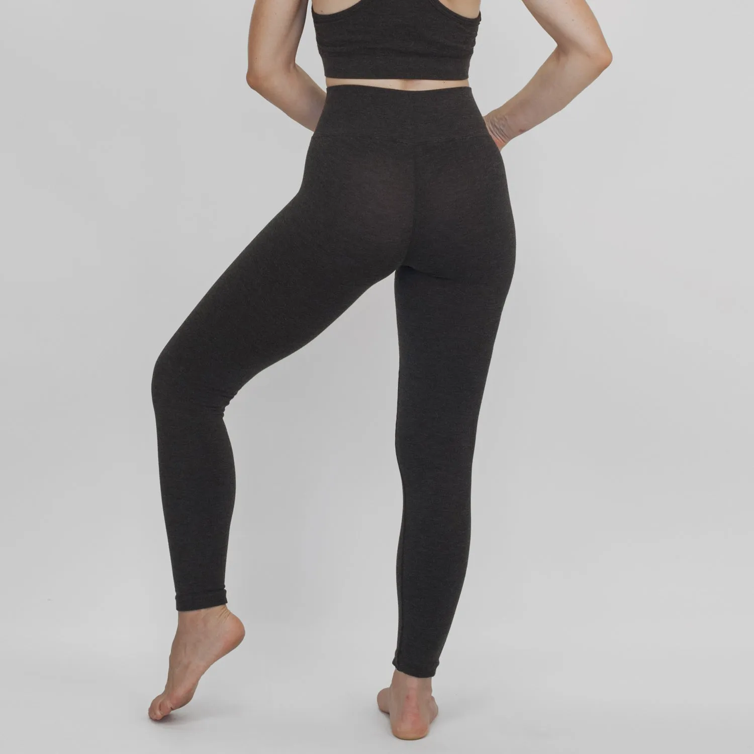 EVOKO CANDELA<br>Leggins vita bassa<br><i>nero</i>