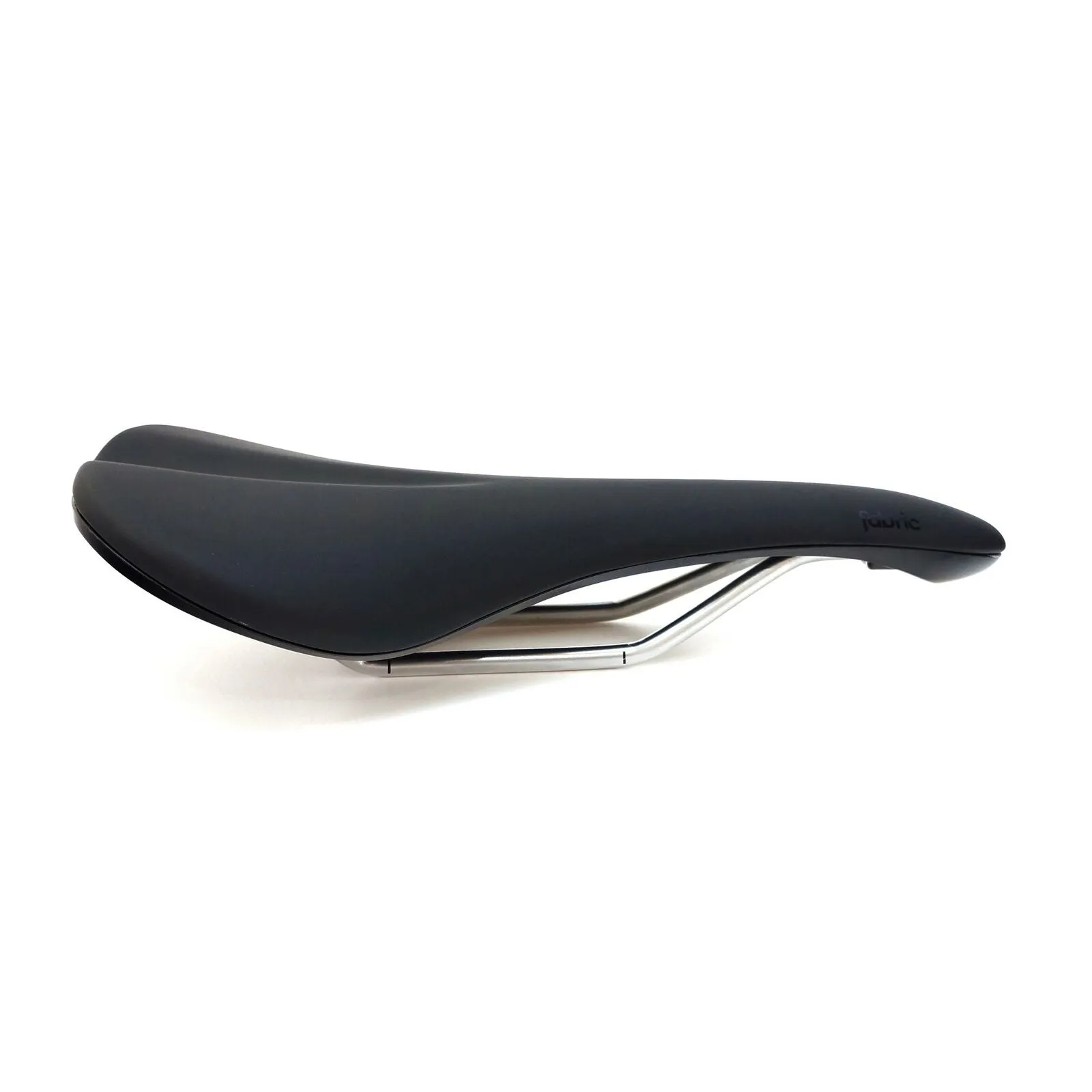 Fabric Scoop Elite Shallow Cr-Mo Rail Road Mountain Cannondale Saddle Full Black
