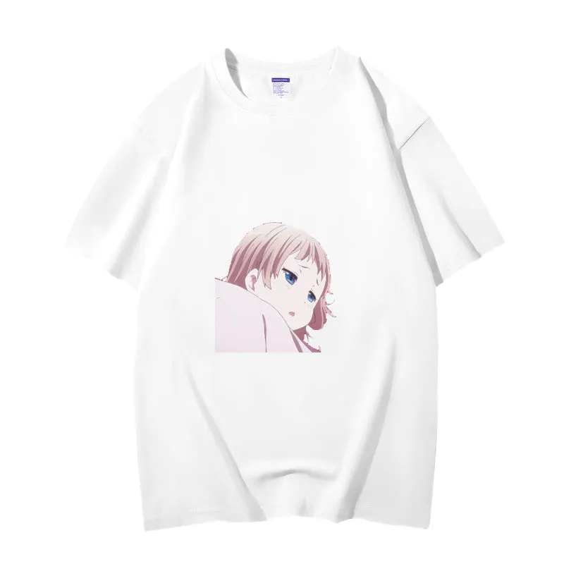 Fashion Anime Chuunibyou demo koi ga shitai Dekomori Sanae 230g GSM Hipster Style Oversized Cotton T-shirt