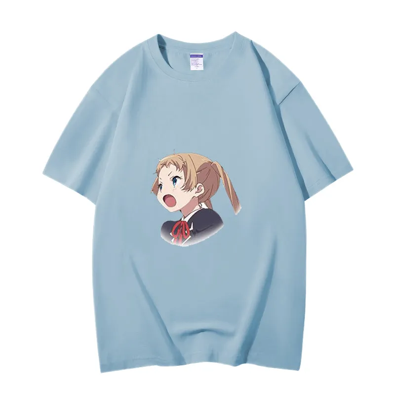 Fashion Anime Chuunibyou demo koi ga shitai Dekomori Sanae 230g GSM Hipster Style Oversized Cotton T-shirt