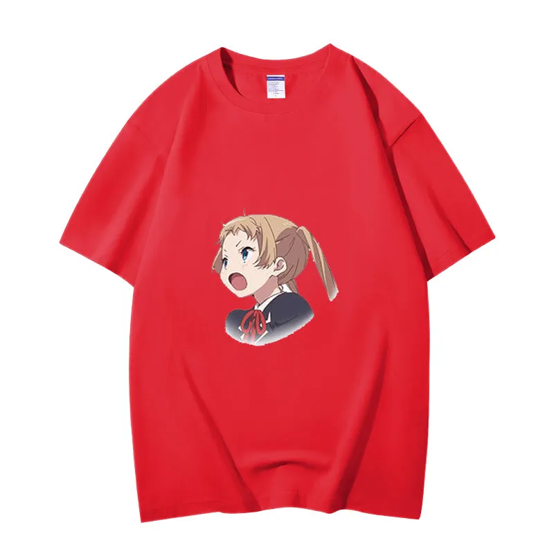 Fashion Anime Chuunibyou demo koi ga shitai Dekomori Sanae 230g GSM Hipster Style Oversized Cotton T-shirt