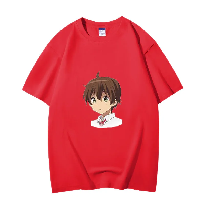 Fashion Anime Chuunibyou demo koi ga shitai Togashi Yuuta 230g GSM Hipster Style Oversized Cotton T-shirt