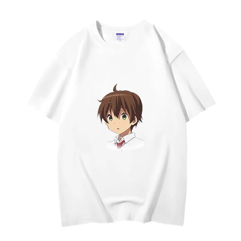 Fashion Anime Chuunibyou demo koi ga shitai Togashi Yuuta 230g GSM Hipster Style Oversized Cotton T-shirt