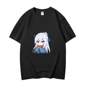Fashion Anime Honkai: Star Rail Jingliu 230g GSM Hipster Style Oversized Cotton T-shirt