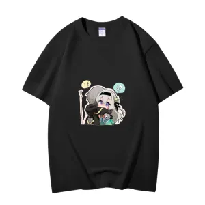 Fashion Anime Honkai Star Rail Trailblazer&Firefly 230g GSM Hipster Style Oversized Cotton T-shirt