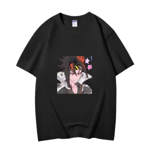 Fashion Anime Zenless Zone Zero Anton Ivanov 230g GSM Hipster Style Oversized Cotton T-shirt