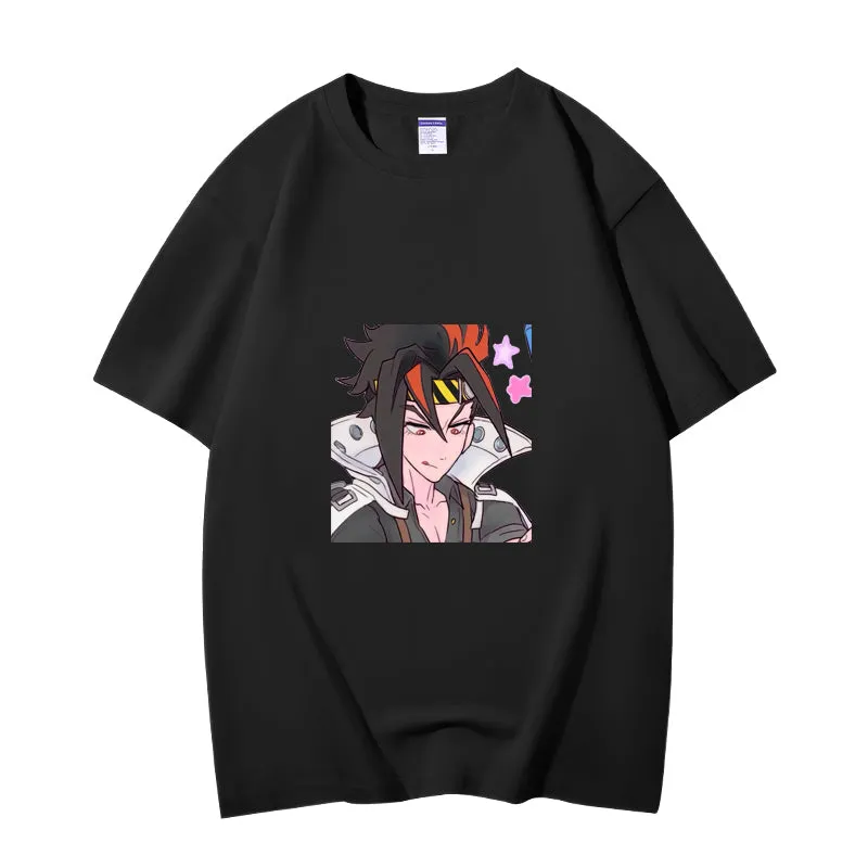 Fashion Anime Zenless Zone Zero Anton Ivanov 230g GSM Hipster Style Oversized Cotton T-shirt