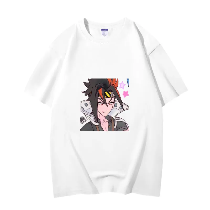 Fashion Anime Zenless Zone Zero Anton Ivanov 230g GSM Hipster Style Oversized Cotton T-shirt