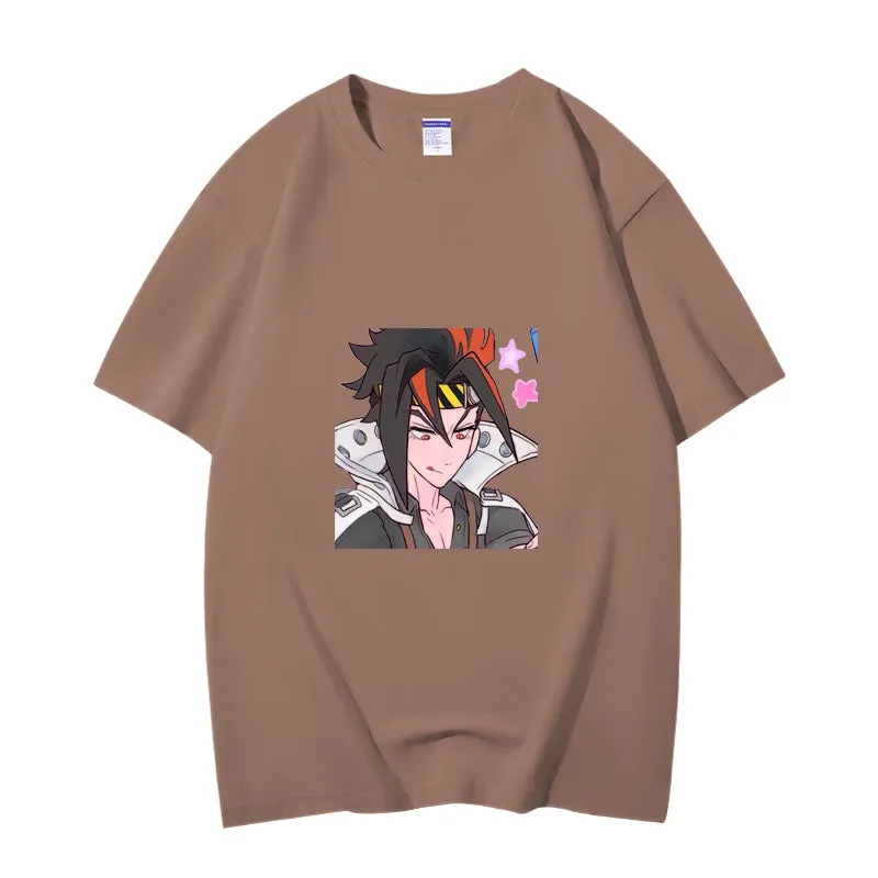 Fashion Anime Zenless Zone Zero Anton Ivanov 230g GSM Hipster Style Oversized Cotton T-shirt