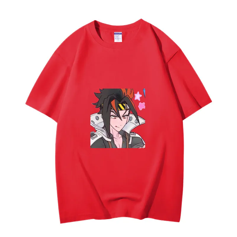 Fashion Anime Zenless Zone Zero Anton Ivanov 230g GSM Hipster Style Oversized Cotton T-shirt