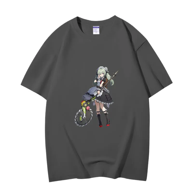 Fashion Anime Zenless Zone Zero Corin Wickes 230g GSM Hipster Style Oversized Cotton T-shirt