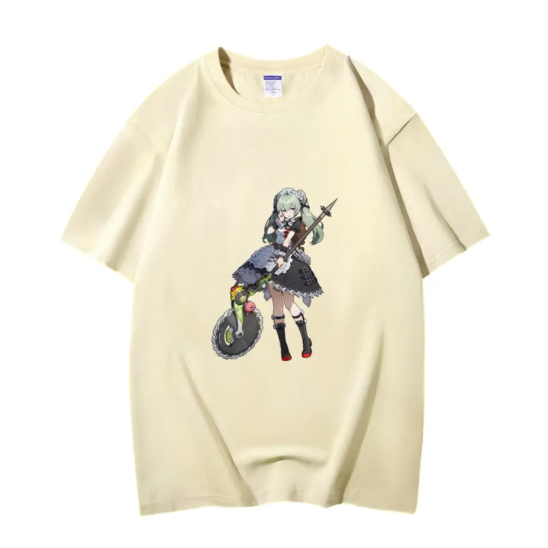 Fashion Anime Zenless Zone Zero Corin Wickes 230g GSM Hipster Style Oversized Cotton T-shirt