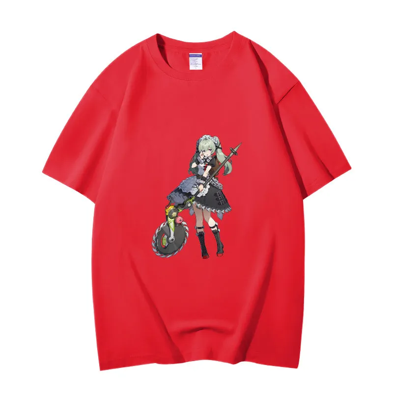Fashion Anime Zenless Zone Zero Corin Wickes 230g GSM Hipster Style Oversized Cotton T-shirt