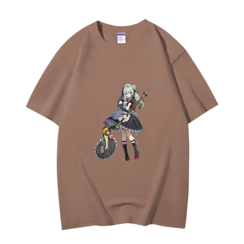 Fashion Anime Zenless Zone Zero Corin Wickes 230g GSM Hipster Style Oversized Cotton T-shirt
