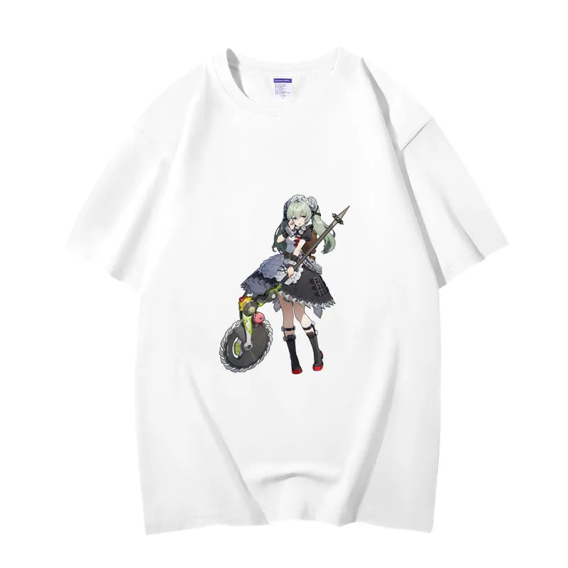 Fashion Anime Zenless Zone Zero Corin Wickes 230g GSM Hipster Style Oversized Cotton T-shirt