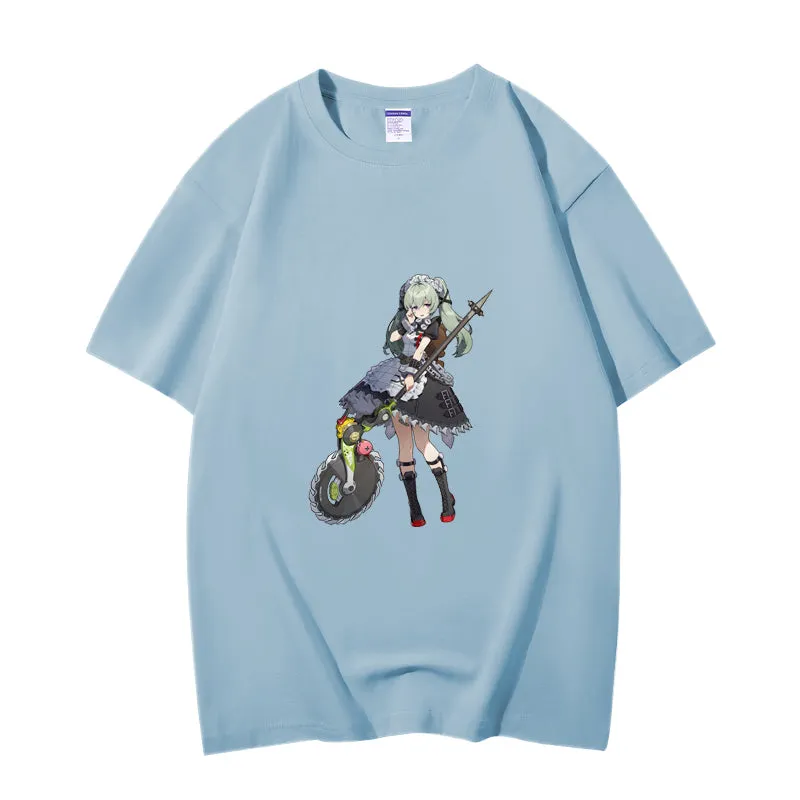 Fashion Anime Zenless Zone Zero Corin Wickes 230g GSM Hipster Style Oversized Cotton T-shirt