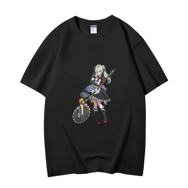 Fashion Anime Zenless Zone Zero Corin Wickes 230g GSM Hipster Style Oversized Cotton T-shirt