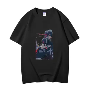 Fashion Anime Zenless Zone Zero Ellen Joe 230g GSM Hipster Style Oversized Cotton T-shirt