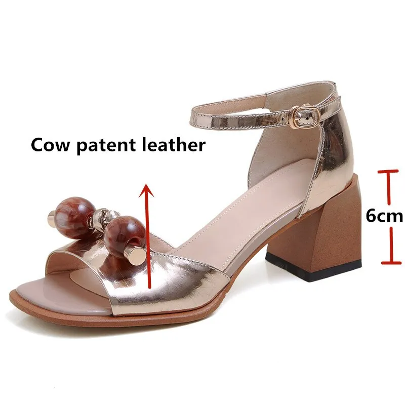 Fashion Multicolour Sandals Genuine Leather