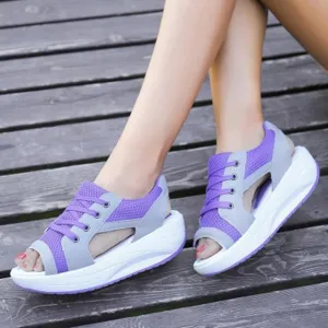 Fashion  Women Sandals Casual Mesh Breathable Shoes