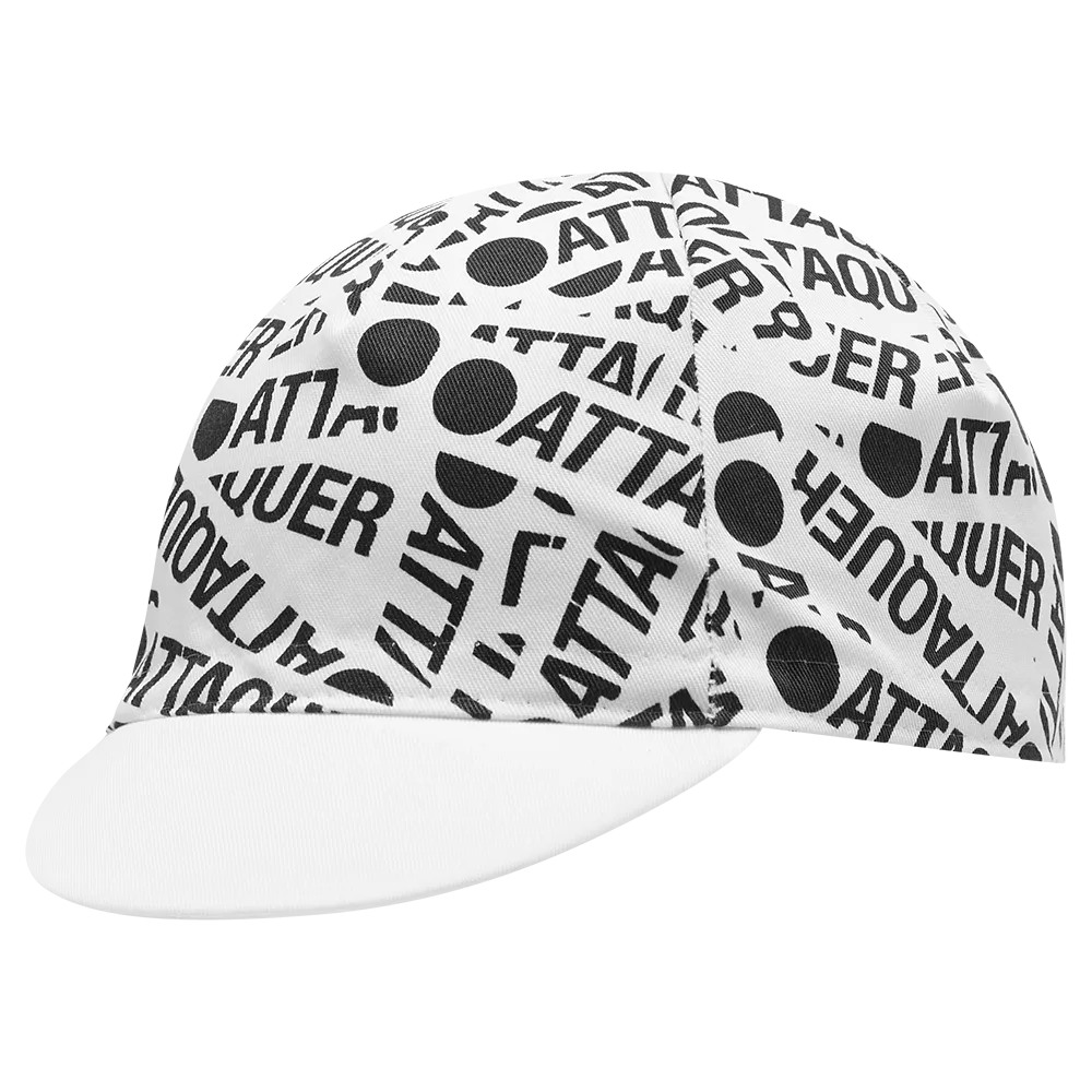 F*ck Yeah Sticker Cycling Cap White/Black