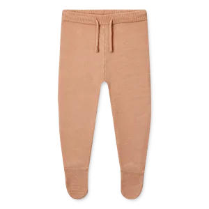 Felipe Woollen Footed Baby Leggings (Tuscany Rose)