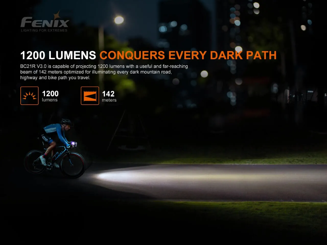 Fenix BC21R V3.0 LED Bike Light