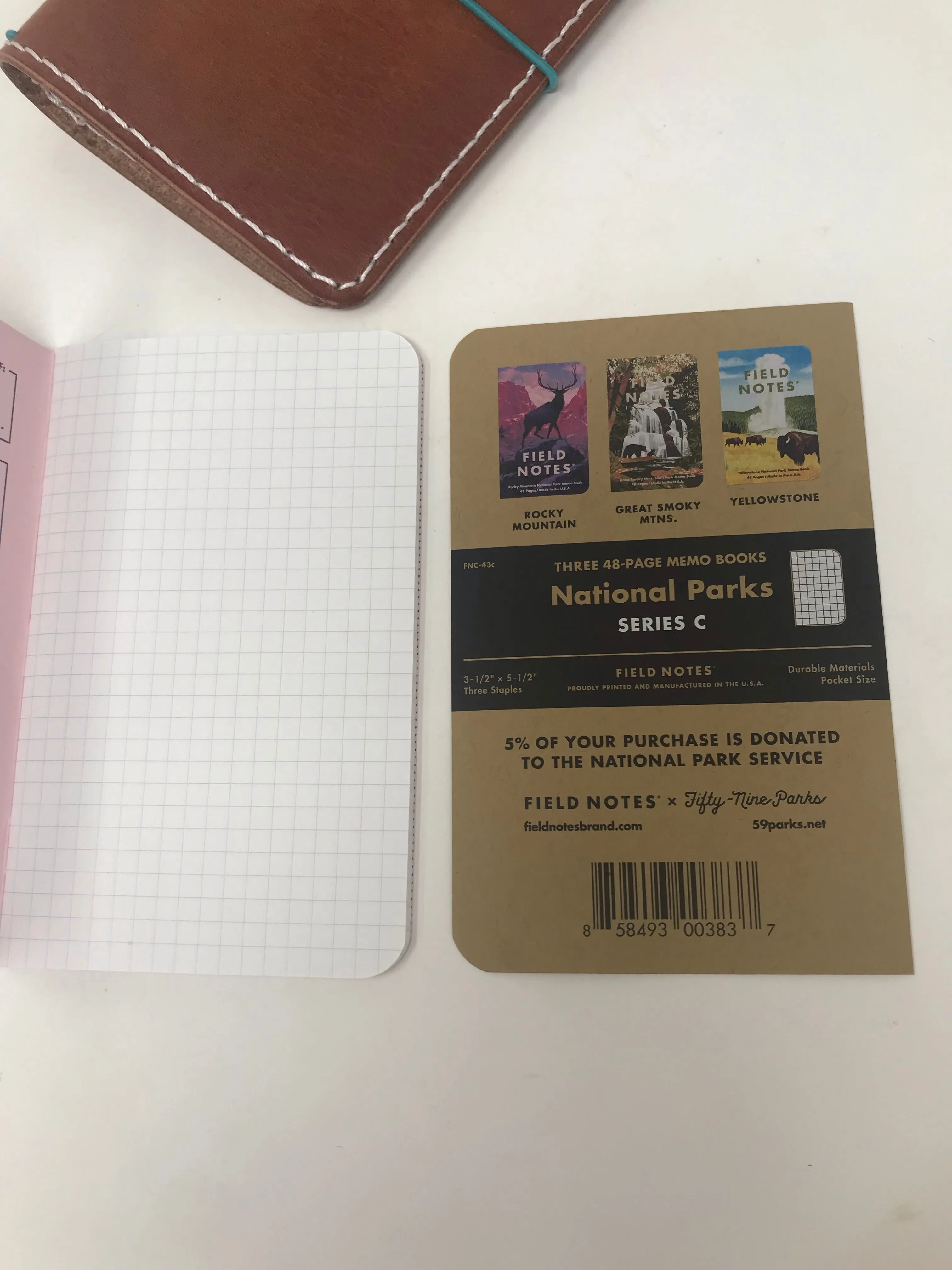 Field Notes: National Parks, Series C- Rocky Mountain, Great Smoky Mountains, Yellowstone