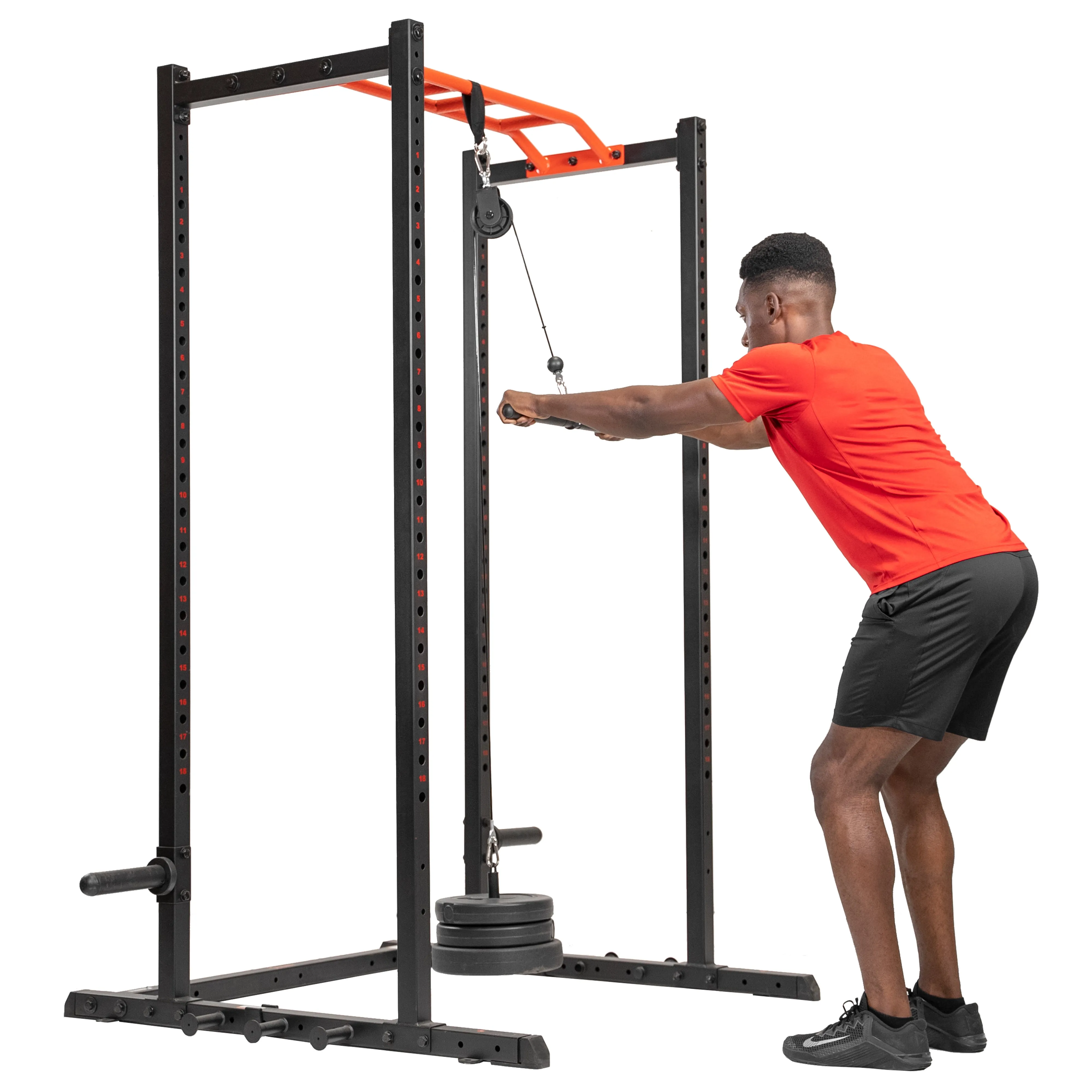 Fitness Lat Pull Down Attachment for Power Rack Cage