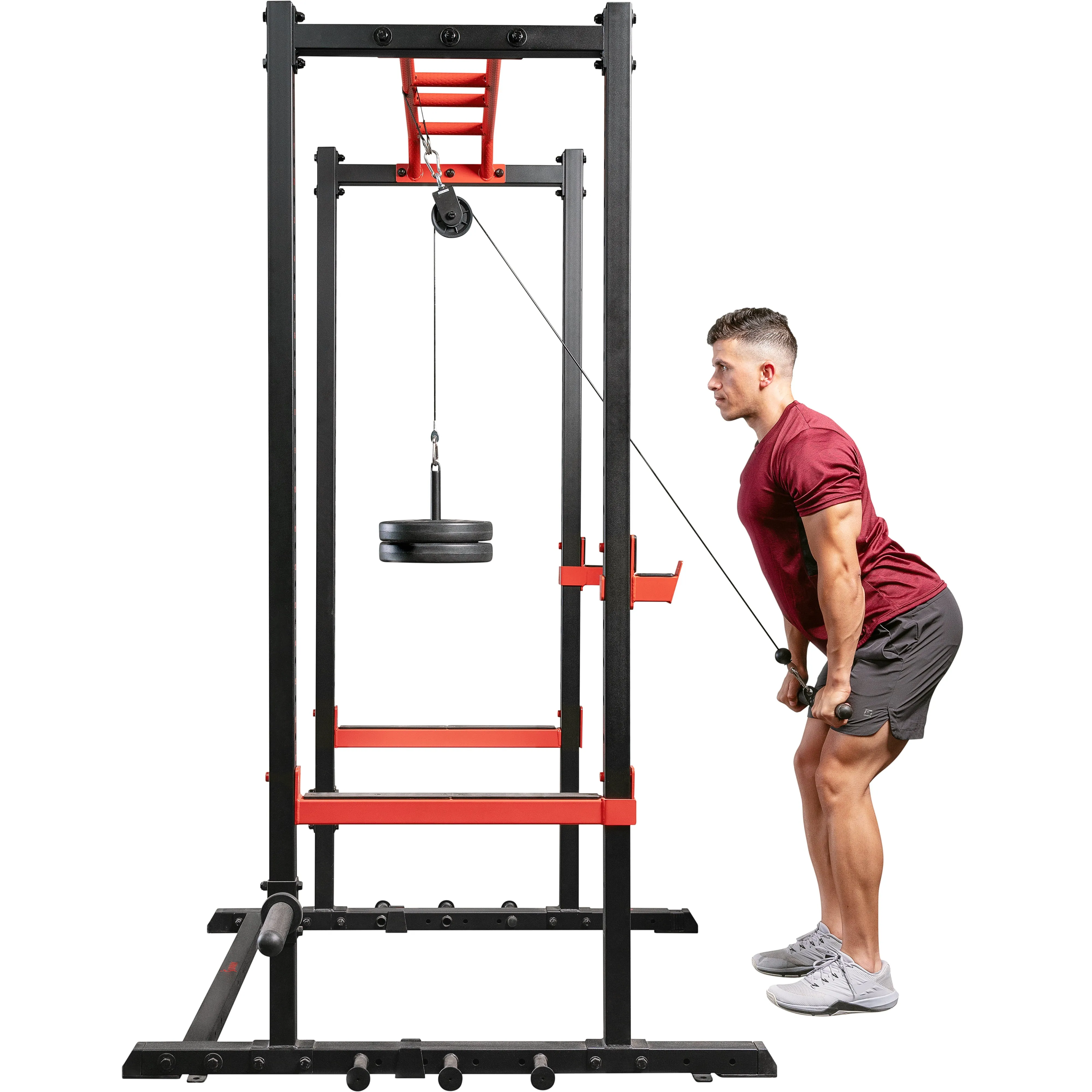 Fitness Lat Pull Down Attachment for Power Rack Cage