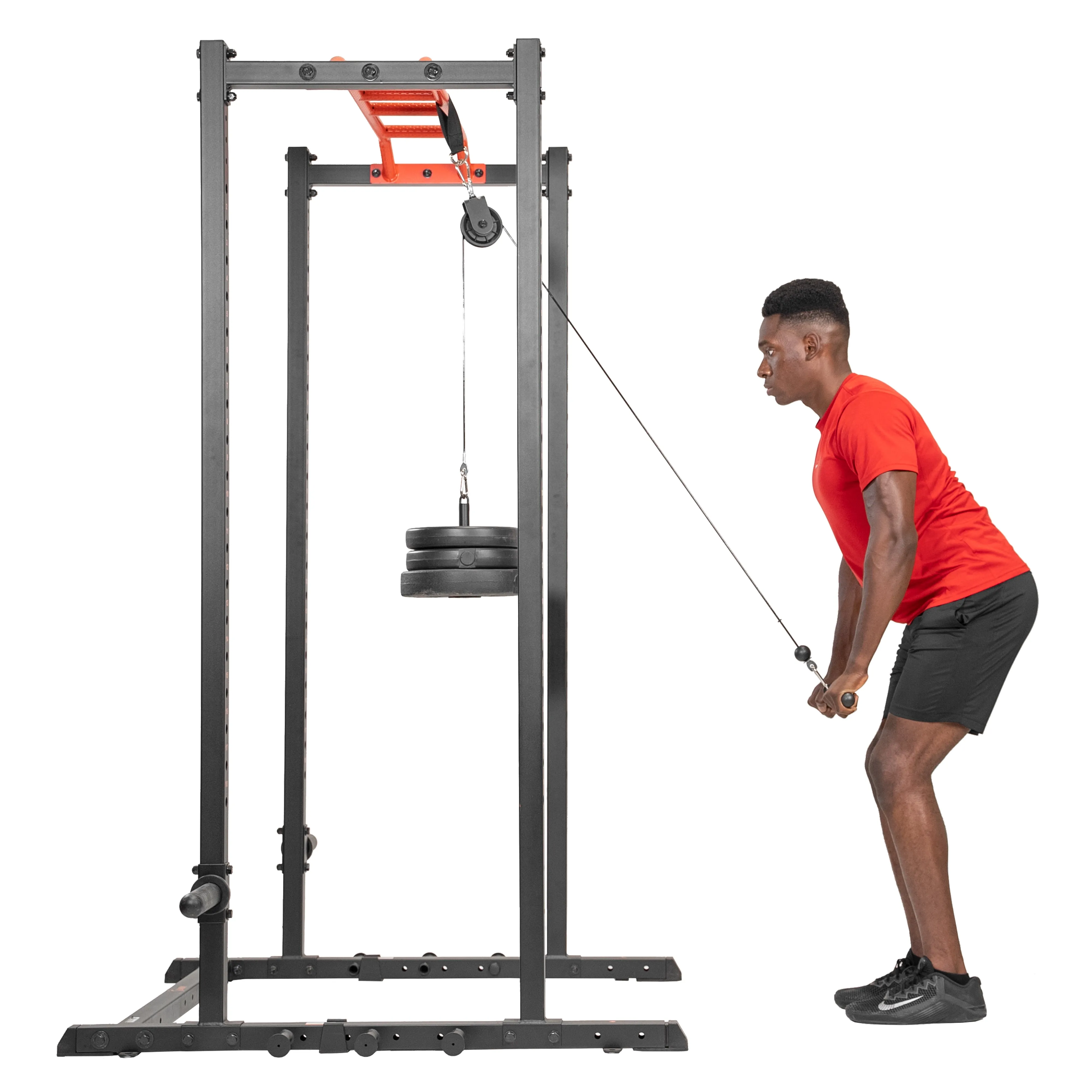 Fitness Lat Pull Down Attachment for Power Rack Cage