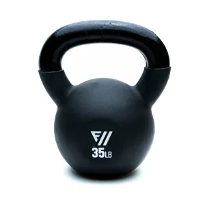 Fitway 35lb Black Neoprene Kettlebell