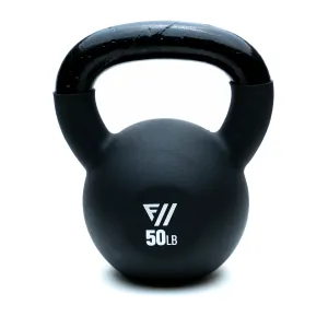 Fitway 50lb Black Neoprene Kettlebell