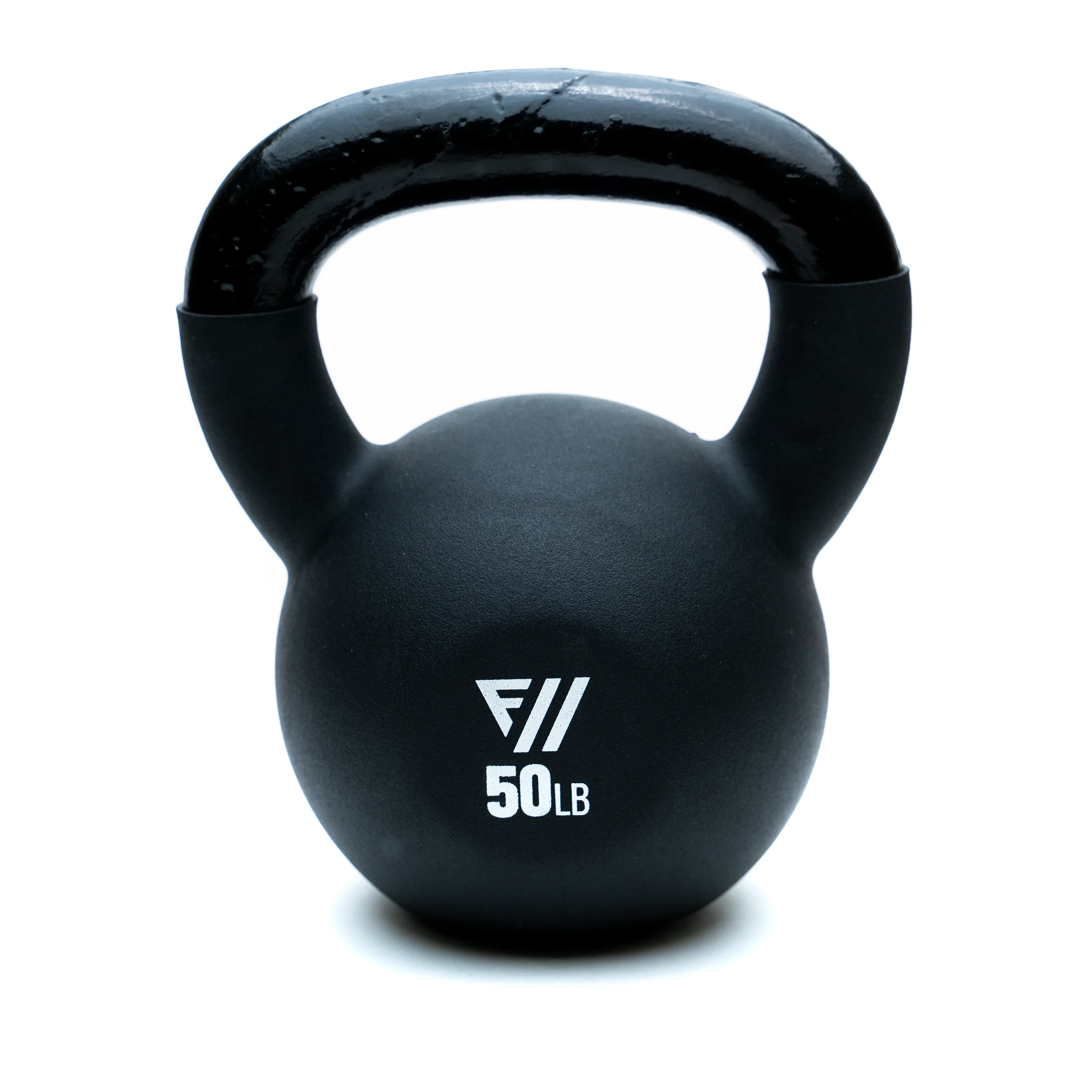 Fitway 50lb Black Neoprene Kettlebell