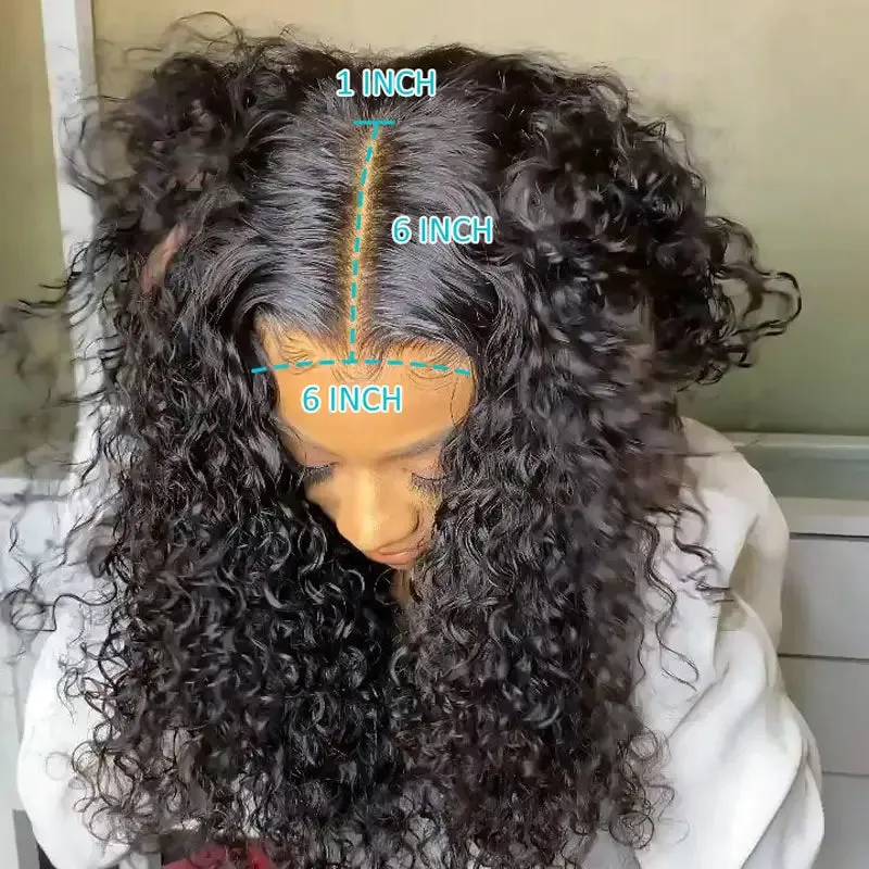 Flash Sale 6x6 T Part & 4x4 Lace Clsoure Wig For Women Human hair