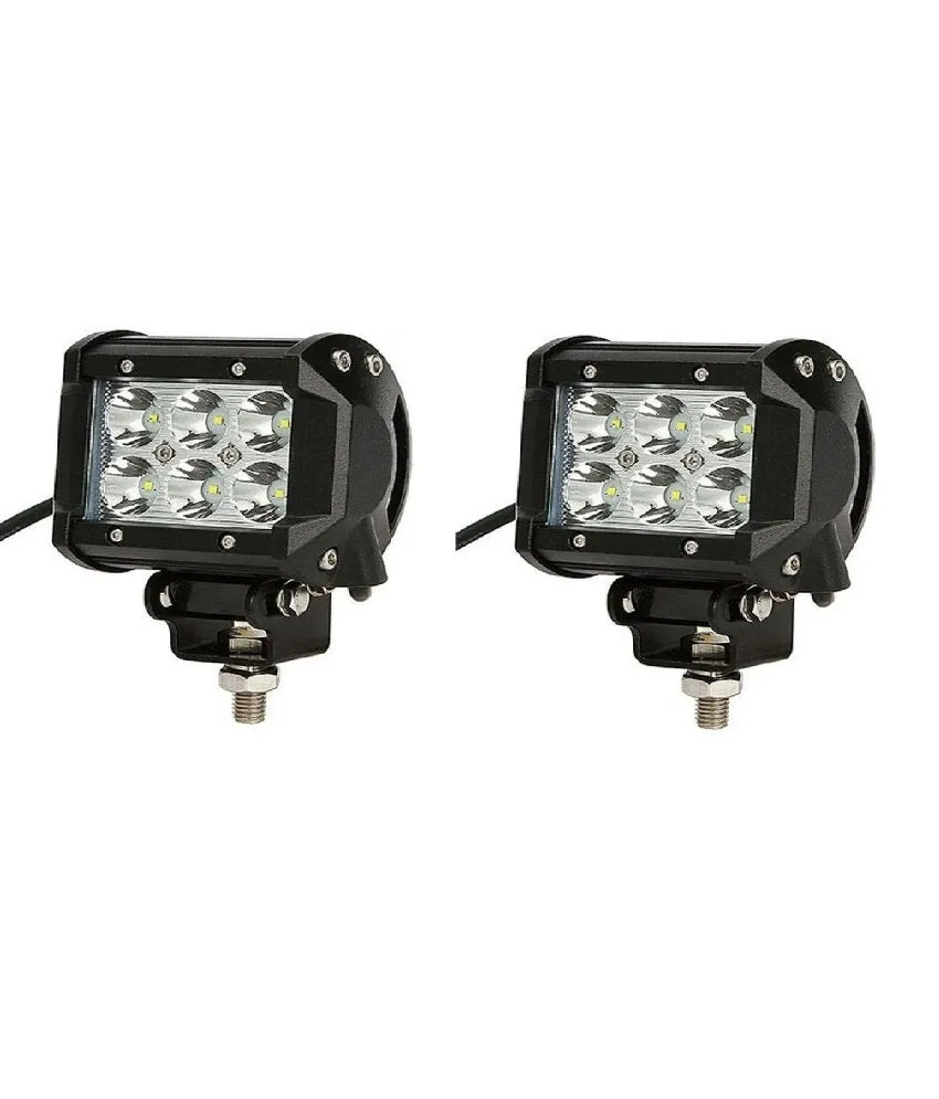Fog Light 6 Led Super Bright Spot Light (Set of 2)With ON/OFF Switch Free