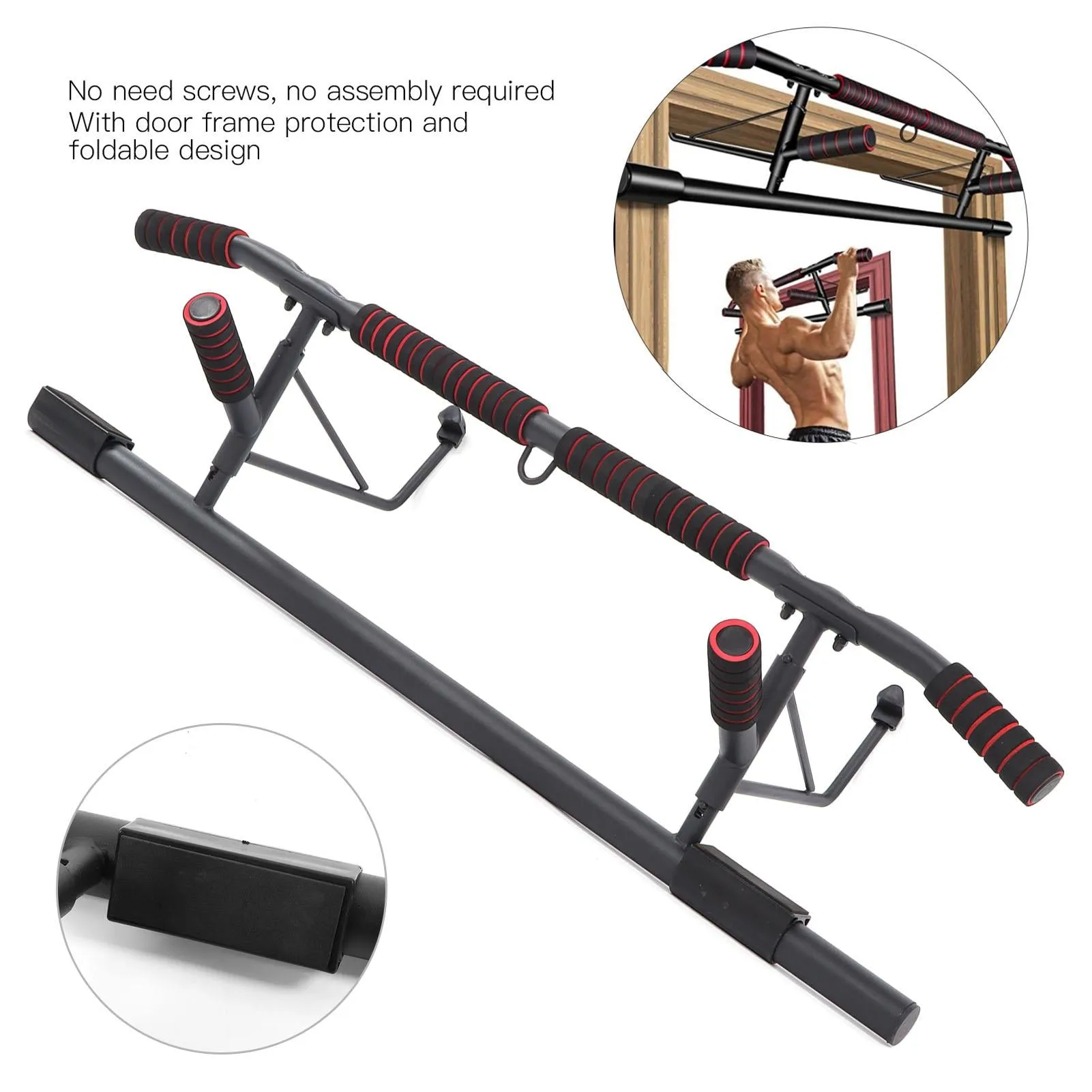 Foldable Door Frame Mounted Pull‑up Bar
