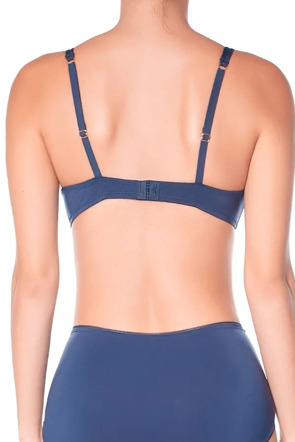 Forever Skin Underwire Bra - Navy