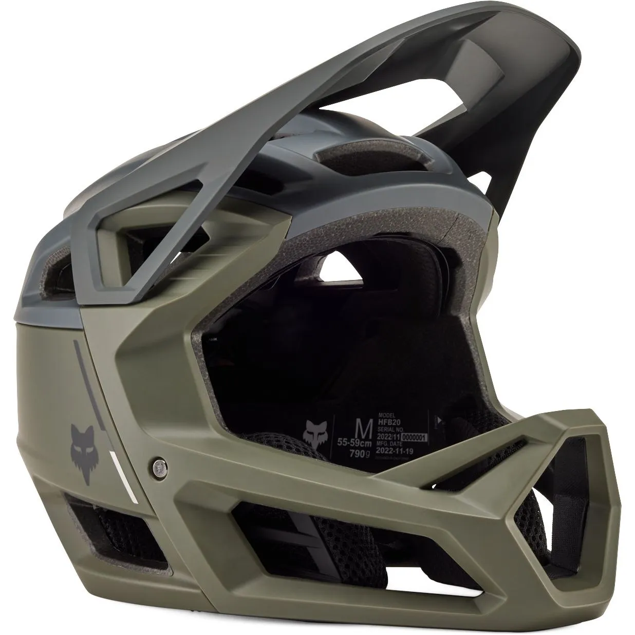 Fox ProFrame MTB Full Face Cycling Helmet - Green