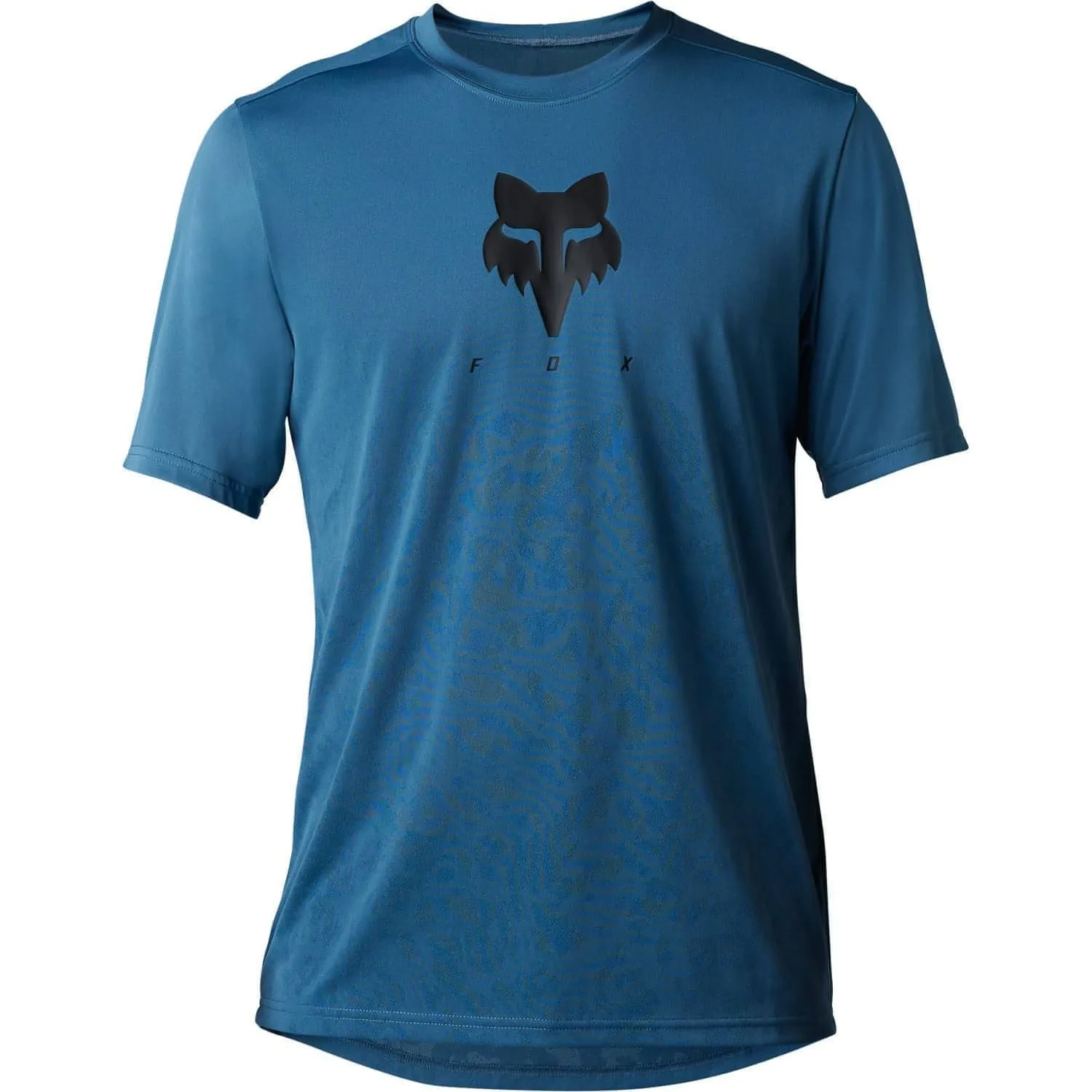 Fox Ranger Tru Dri Short Sleeve Mens Cycling Jersey - Blue