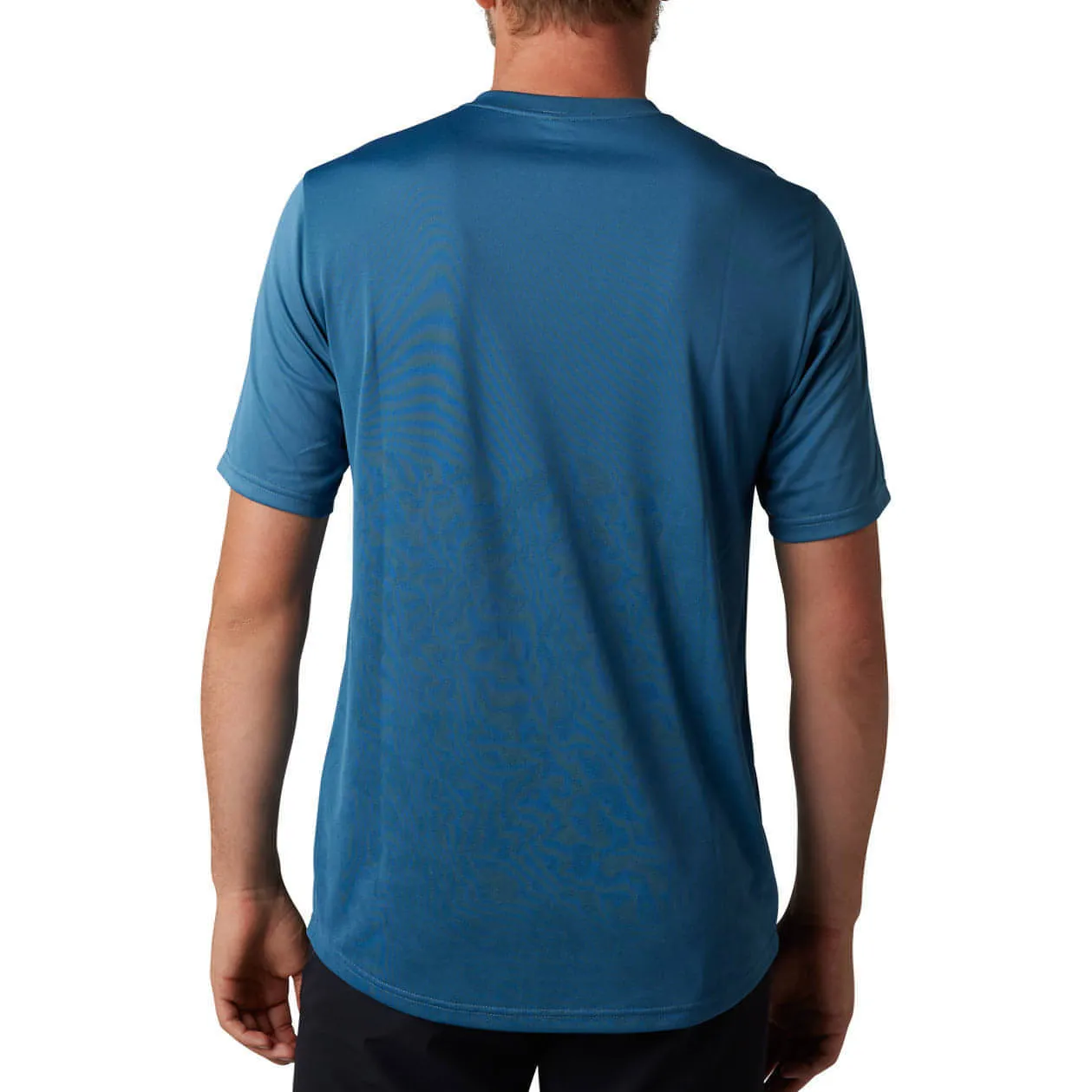 Fox Ranger Tru Dri Short Sleeve Mens Cycling Jersey - Blue