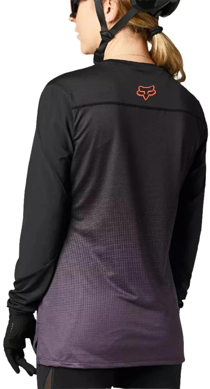 Fox WOMENS FLEXAIR LS JERSEY - Black